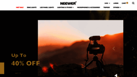 What Neewer.com website looked like in 2020 (4 years ago)