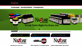 What Nazdar.com website looked like in 2020 (4 years ago)