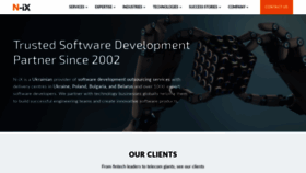 What N-ix.com website looked like in 2020 (4 years ago)
