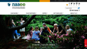 What Naaee.org website looked like in 2020 (4 years ago)