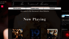 What Norwoodtheatre.com website looked like in 2020 (4 years ago)