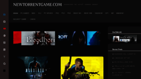 What Newtorrentgame.com website looked like in 2020 (4 years ago)