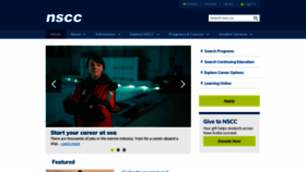 What Nscc.ca website looked like in 2020 (4 years ago)