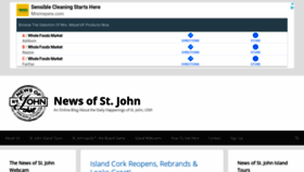 What Newsofstjohn.com website looked like in 2020 (4 years ago)