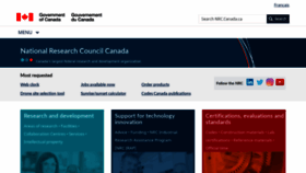 What Nrc.ca website looked like in 2020 (4 years ago)