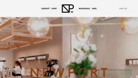 What Newport-coffee.com website looked like in 2020 (4 years ago)