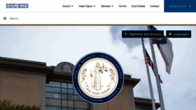 What Nccourts.gov website looked like in 2020 (4 years ago)