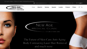 What Newagelaser.com website looked like in 2020 (5 years ago)