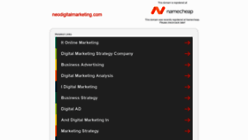 What Neodigitalmarketing.com website looked like in 2020 (4 years ago)
