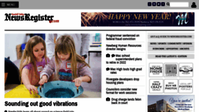 What Newsregister.com website looked like in 2020 (4 years ago)