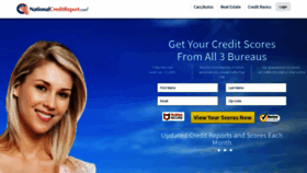 What Nationalcreditreport.com website looked like in 2020 (4 years ago)