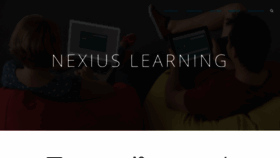 What Nexiuslearning.com website looked like in 2020 (4 years ago)