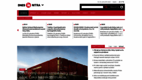 What Nitra.dnes24.sk website looked like in 2020 (4 years ago)