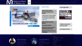 What Natbank.co.mw website looked like in 2020 (4 years ago)