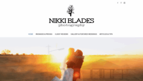 What Nikkibladesphotography.com.au website looked like in 2020 (4 years ago)