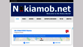 What Nokiamob.net website looked like in 2020 (4 years ago)
