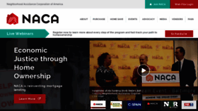 What Naca.com website looked like in 2020 (4 years ago)