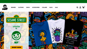 What Neffheadwear.com website looked like in 2020 (4 years ago)