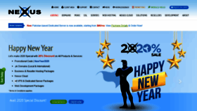 What Nexus.pk website looked like in 2020 (4 years ago)