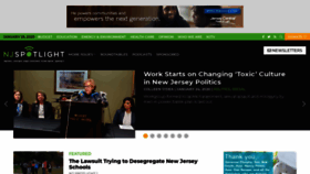 What Njspotlight.com website looked like in 2020 (4 years ago)