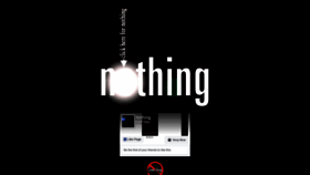 What Nothing.net website looked like in 2020 (4 years ago)