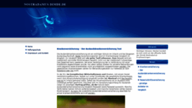 What Nostradamus-dimde.de website looked like in 2020 (4 years ago)