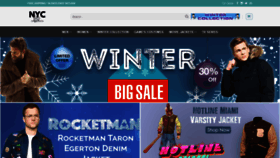 What Nycjackets.com website looked like in 2020 (5 years ago)