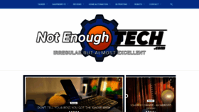 What Notenoughtech.com website looked like in 2020 (4 years ago)