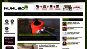 What Nukleoblog.com website looked like in 2020 (4 years ago)