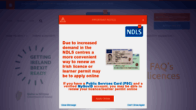 What Ndls.ie website looked like in 2020 (4 years ago)