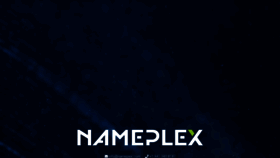 What Nameplex.com website looked like in 2020 (4 years ago)
