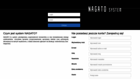 What Nagatosystem.pl website looked like in 2020 (4 years ago)