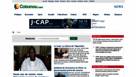 What News.acotonou.com website looked like in 2020 (4 years ago)