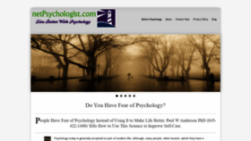 What Netpsychologist.com website looked like in 2020 (4 years ago)