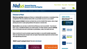 What Nidus.ca website looked like in 2020 (4 years ago)