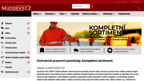 What Nejodevy.cz website looked like in 2020 (4 years ago)
