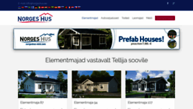 What Norgeshus.ee website looked like in 2020 (4 years ago)
