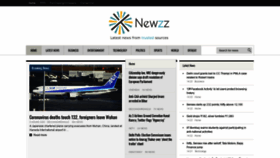 What Newzz.in website looked like in 2020 (4 years ago)