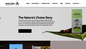 What Natureschoice.co.za website looked like in 2020 (4 years ago)