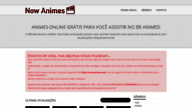 What Nowanimes.com website looked like in 2020 (4 years ago)