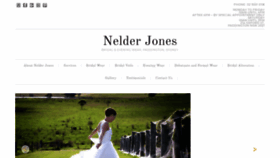 What Nelderjoneswedding.com website looked like in 2020 (4 years ago)