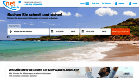 What Netrentacar.de website looked like in 2020 (4 years ago)