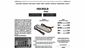 What Neufeldpower.com website looked like in 2020 (4 years ago)