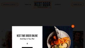 What Nextdooreatery.com website looked like in 2020 (4 years ago)
