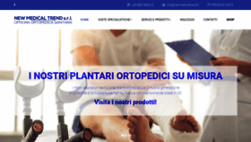 What Newmedicaltrend.it website looked like in 2020 (5 years ago)