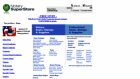 What Notarysuperstore.com website looked like in 2020 (4 years ago)