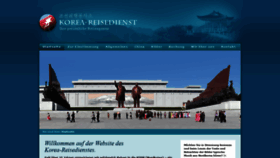 What Nordkoreareisen.de website looked like in 2020 (4 years ago)