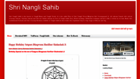What Nanglisahib.com website looked like in 2020 (4 years ago)