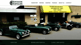 What Northshoresportscars.com website looked like in 2020 (4 years ago)