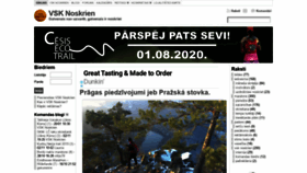 What Noskrien.lv website looked like in 2020 (4 years ago)